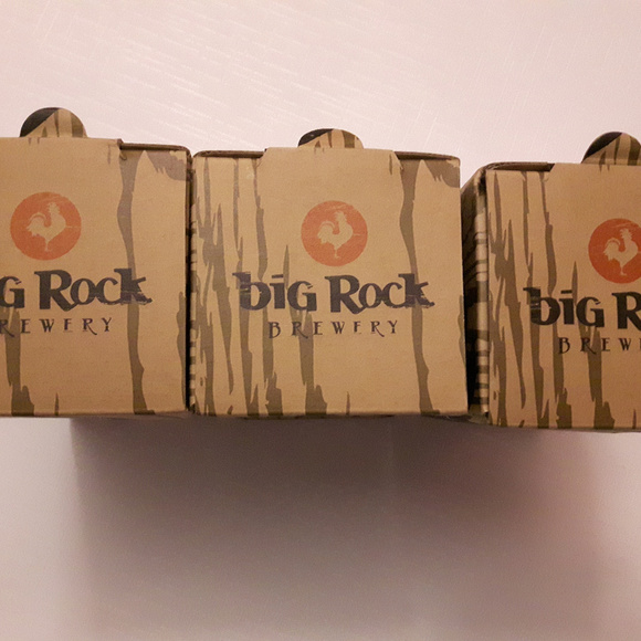 Big Rock Brewery Glasses Lot of 3 BNIP - Picture 2 of 5